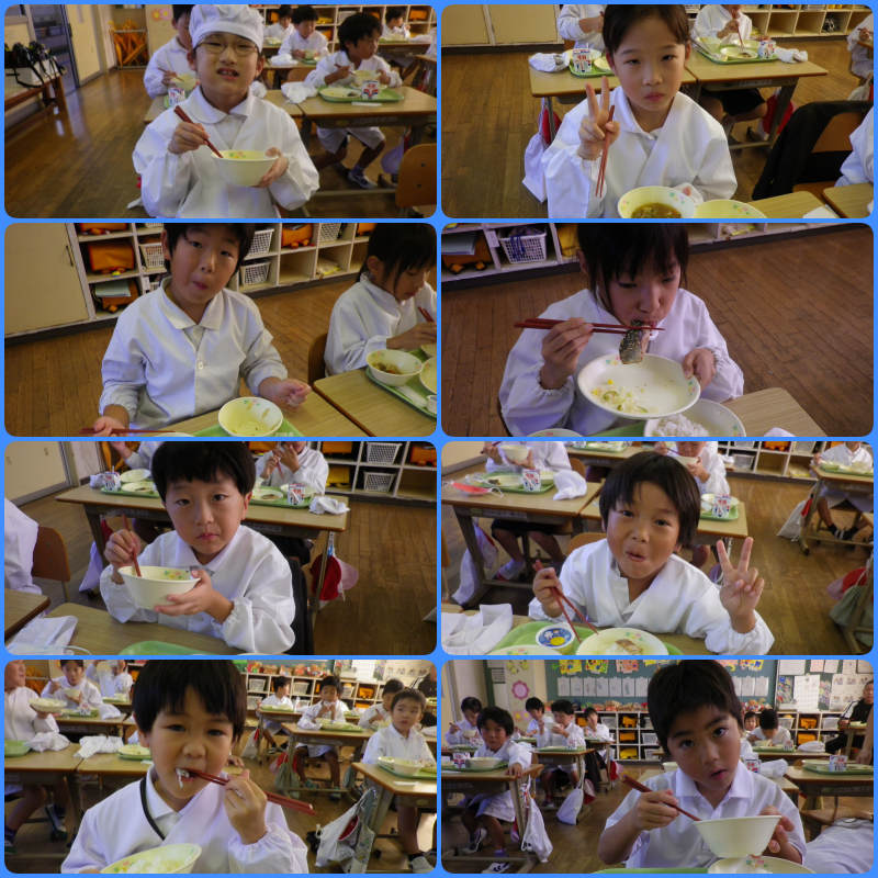 1006　１年給食①